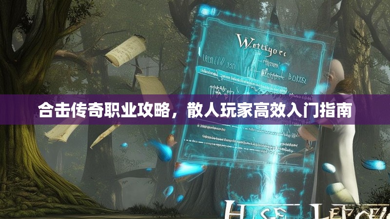 合击传奇职业攻略，散人玩家高效入门指南